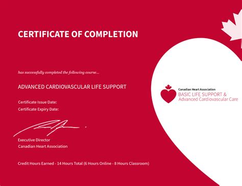 acls certification online canada